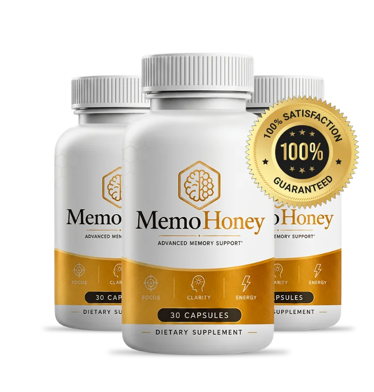 MemoHoney bottles with satisfaction seal