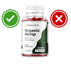 Wilder Leaf gummies close-up
